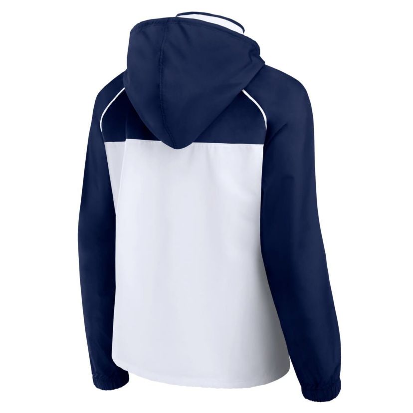 NBA Fanatics Minnesota Timberwolves Anorak Raglan Full-Zip Hoodie Jacket