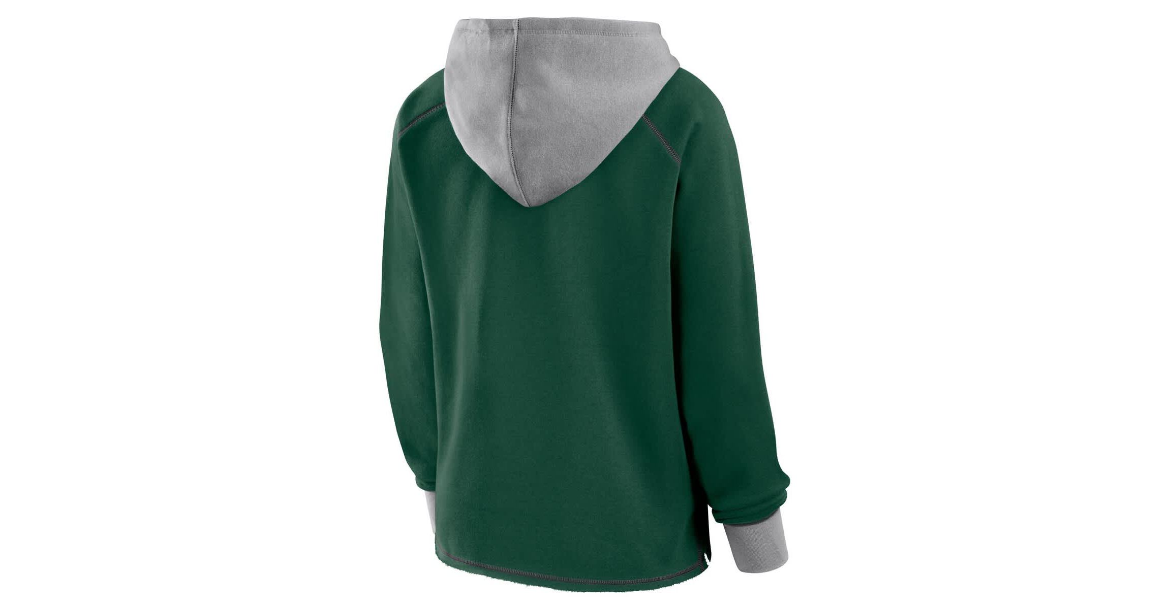 NBA Logo Athletic Hunter Milwaukee Bucks Boom Pullover Hoodie