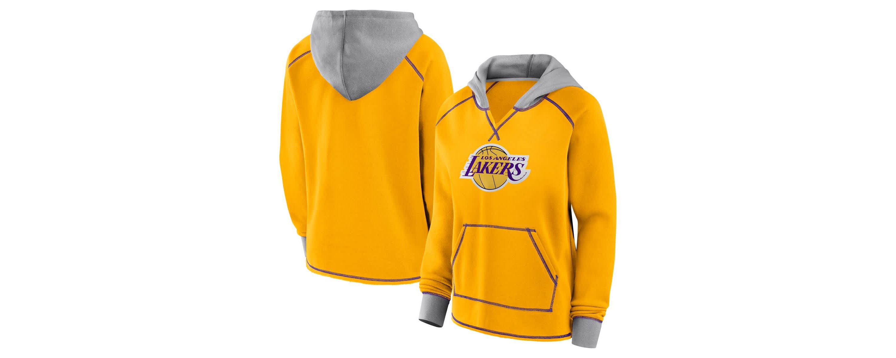 NBA Logo Athletic Los Angeles Lakers Boom Pullover Hoodie