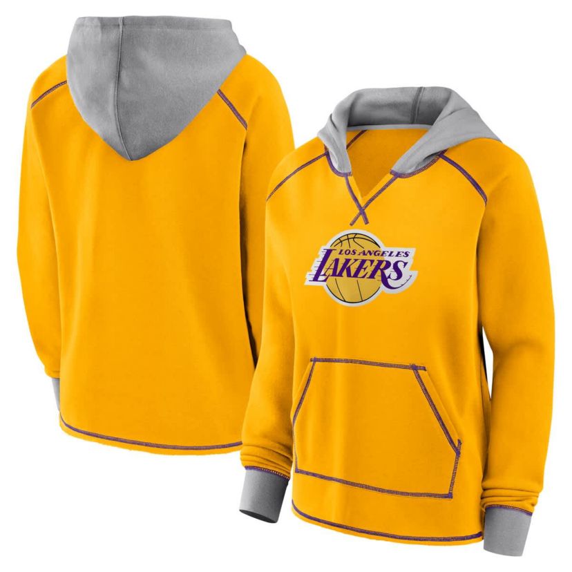 NBA Logo Athletic Los Angeles Lakers Boom Pullover Hoodie