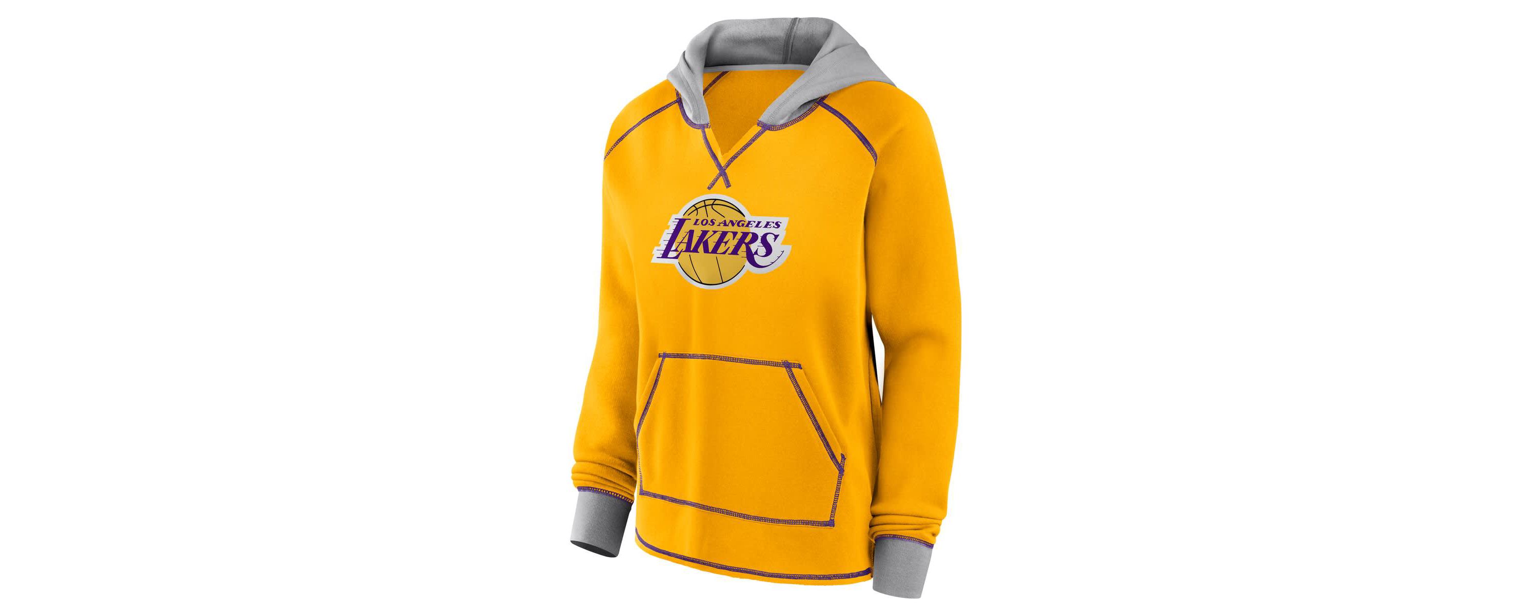 NBA Logo Athletic Los Angeles Lakers Boom Pullover Hoodie