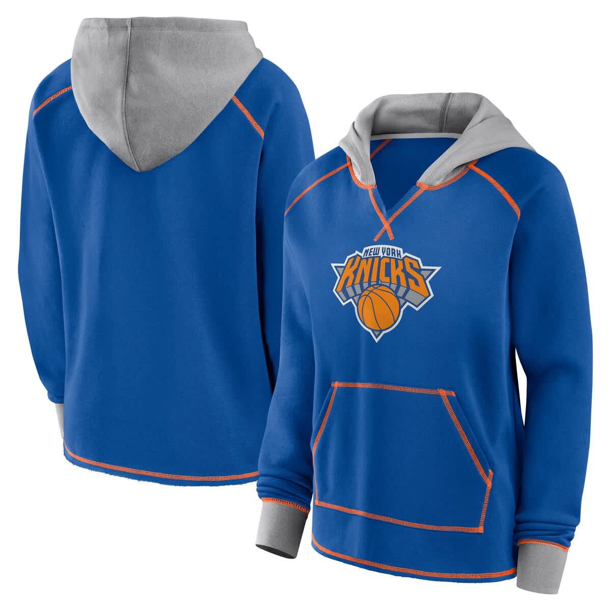 NBA Logo Athletic New York Knicks Boom Pullover Hoodie