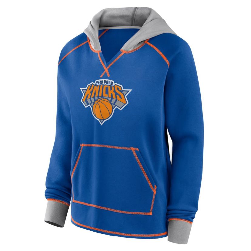 NBA Logo Athletic New York Knicks Boom Pullover Hoodie