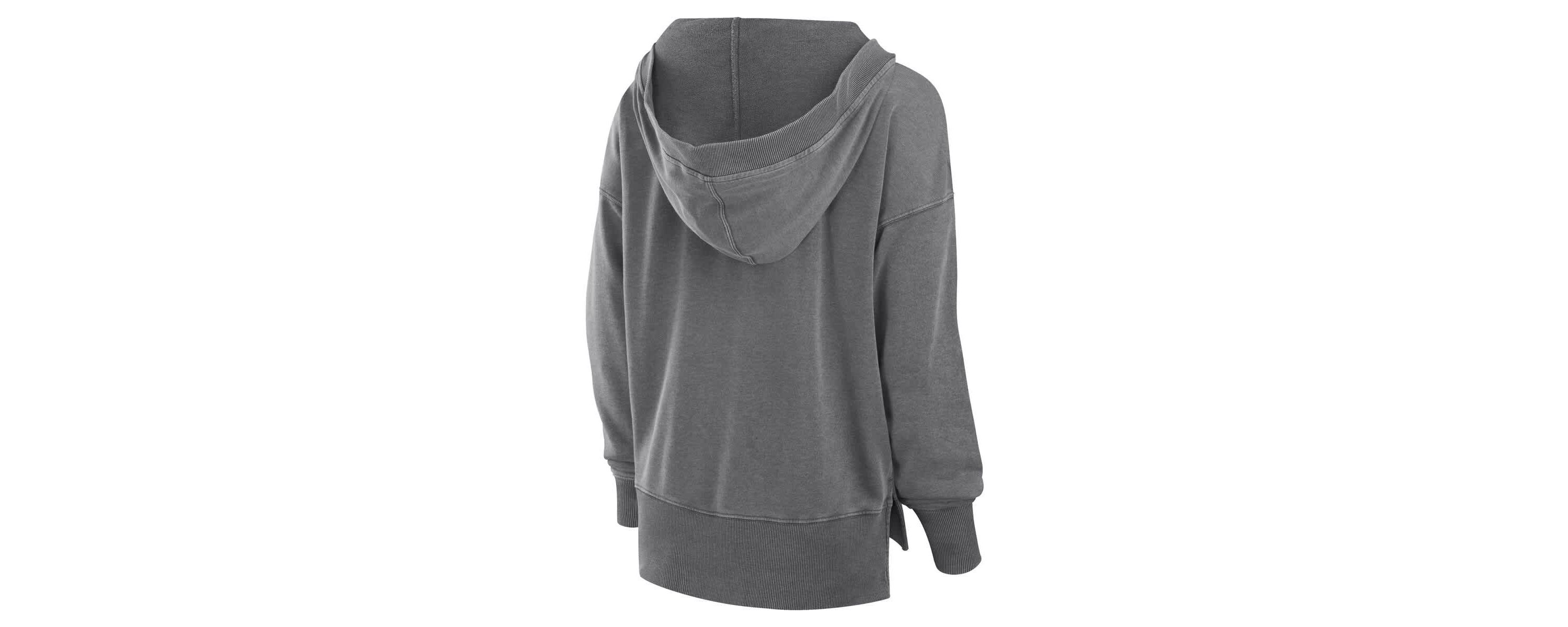 NCAA Fanatics Texas Longhorns Initiative Snow Wash French Terry V-Neck Pullover Hoodie