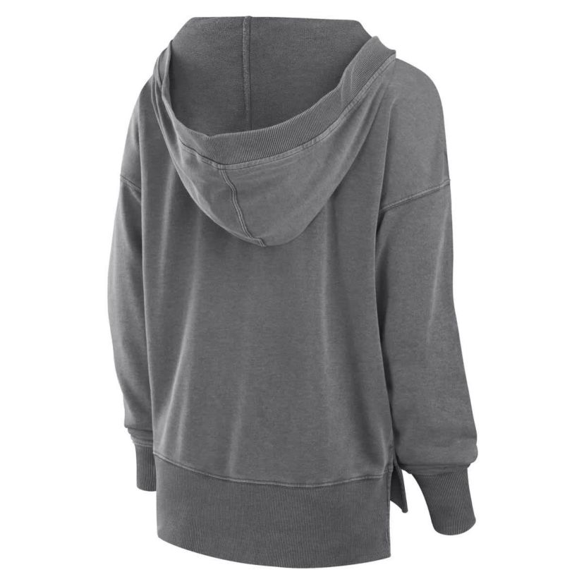 NCAA Fanatics Texas Longhorns Initiative Snow Wash French Terry V-Neck Pullover Hoodie