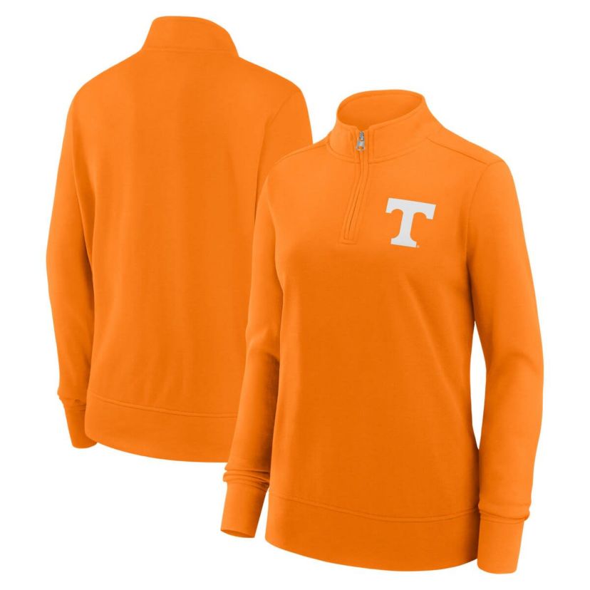 NCAA Fanatics Tennessee Tennessee Volunteers Velocity French Terry Quarter-Zip Jacket