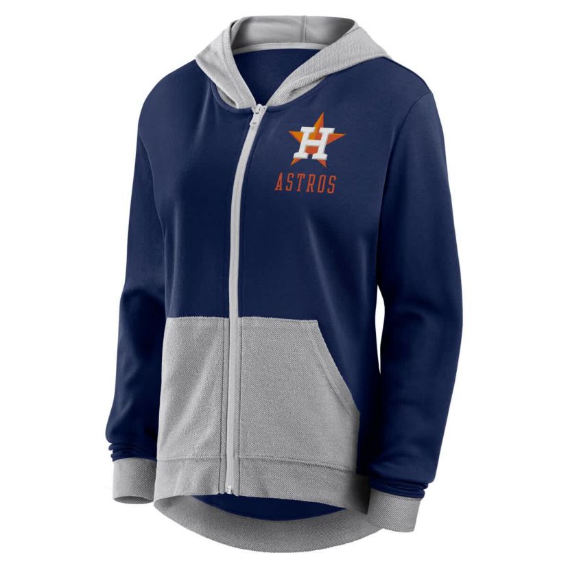 MLB Fanatics Houston Astros Hit It French Terry Full-Zip Hoodie