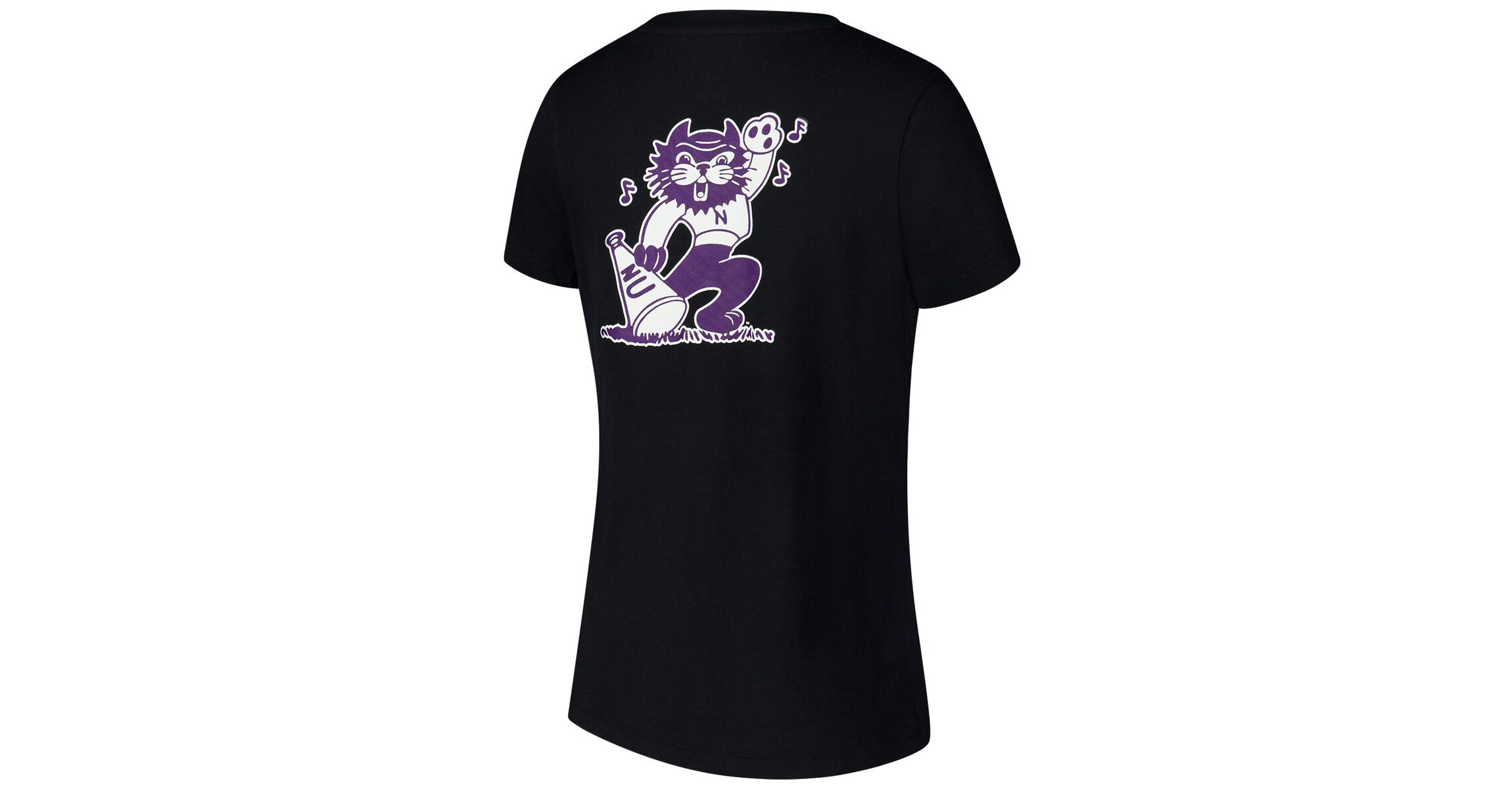 NCAA Under Armour Northwestern Wildcats Logo V-Neck T-Shirt