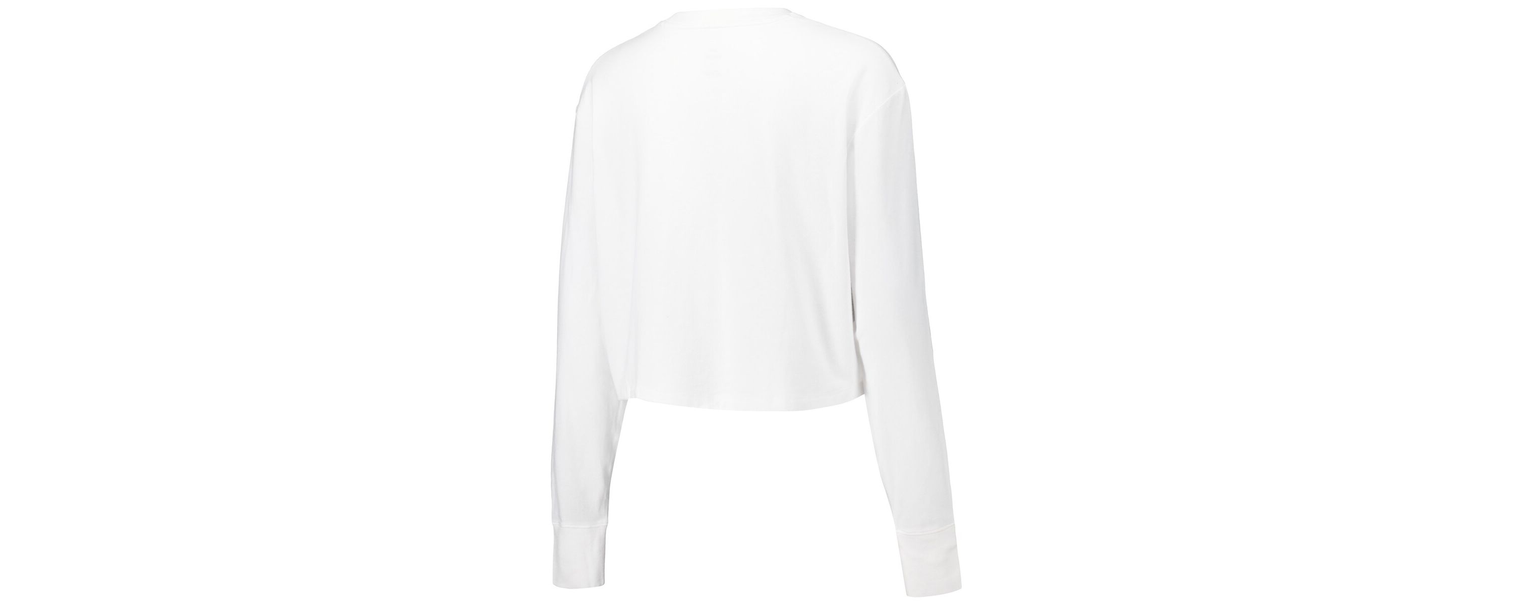 NCAA Under Armour Auburn Tigers Inline All Day Tri-Blend Cropped Long Sleeve T-Shirt