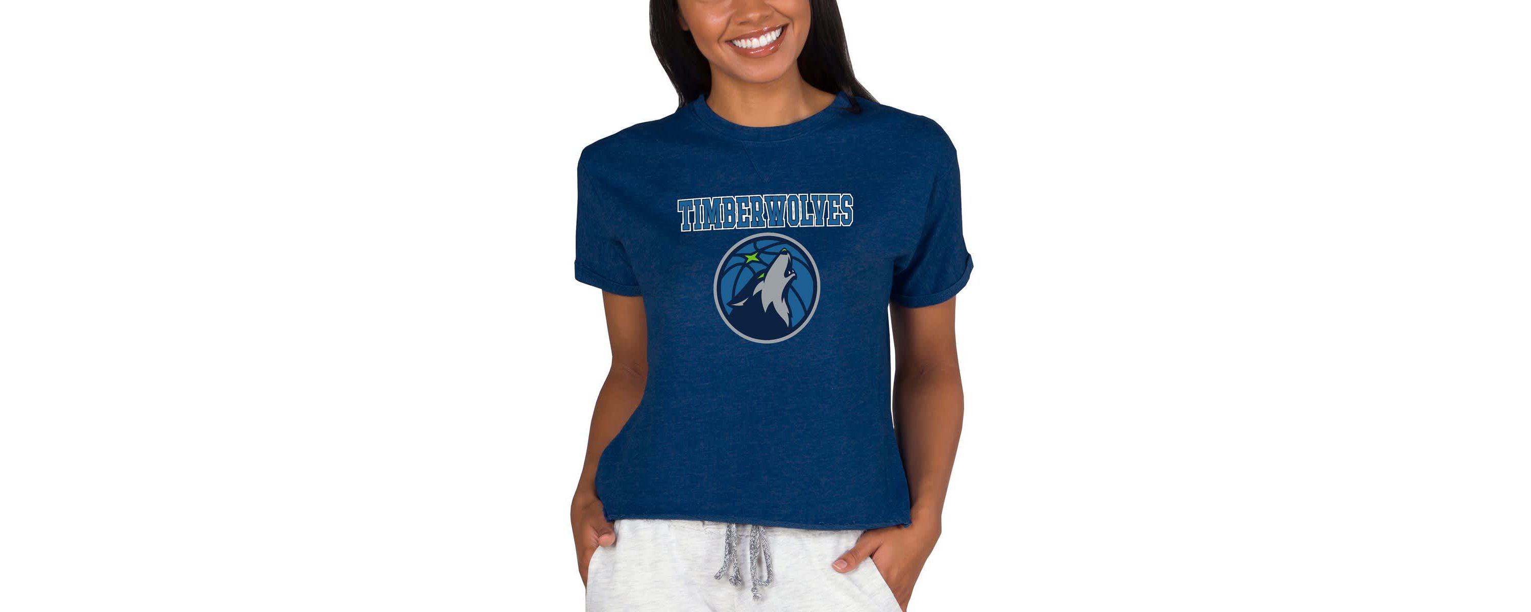 NBA Minnesota Timberwolves NBA Concepts Mainstream Terry SS Top