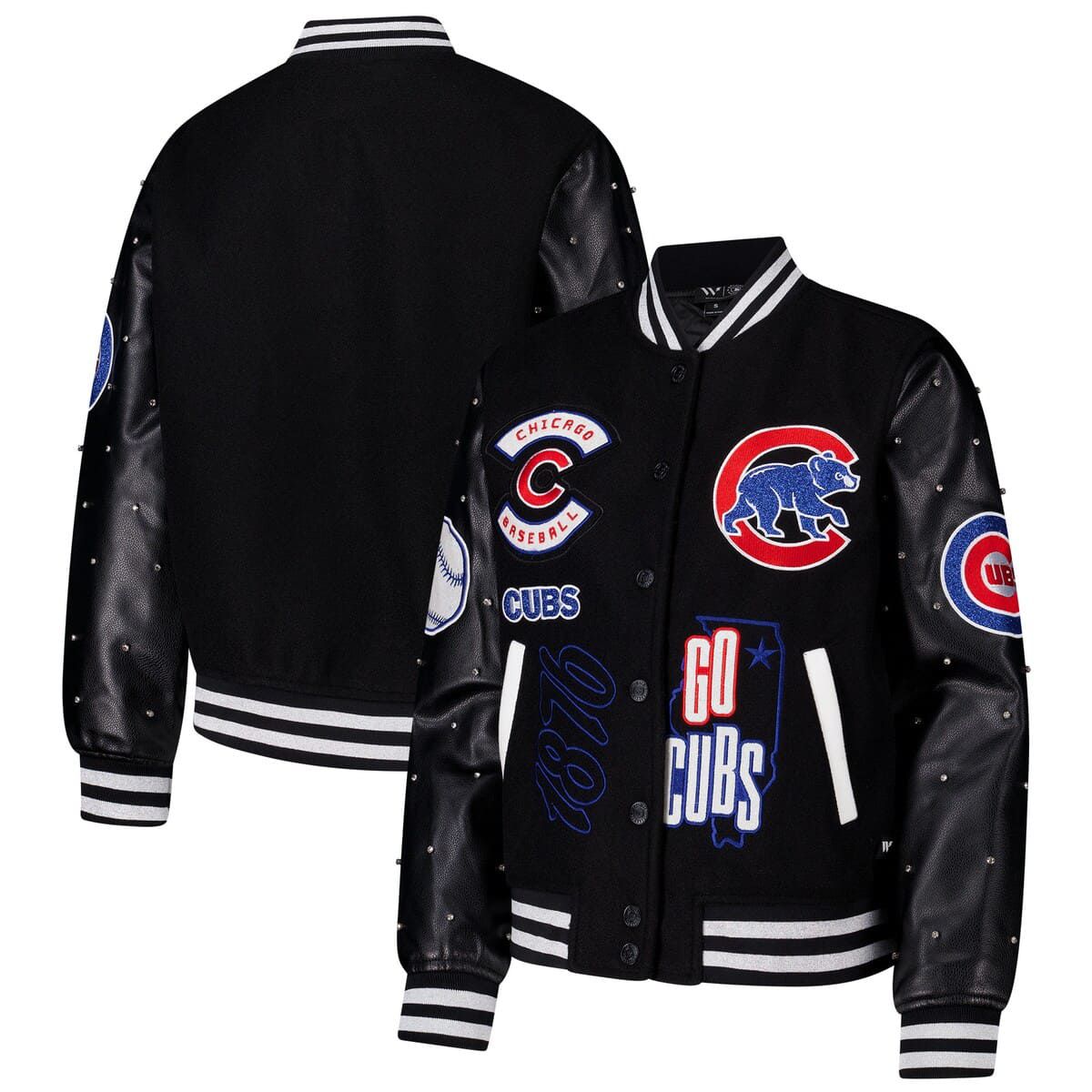 MLB Chicago Cubs Full-Snap Varsity Jacket