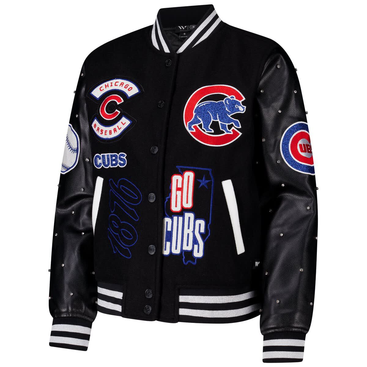 MLB Chicago Cubs Full-Snap Varsity Jacket