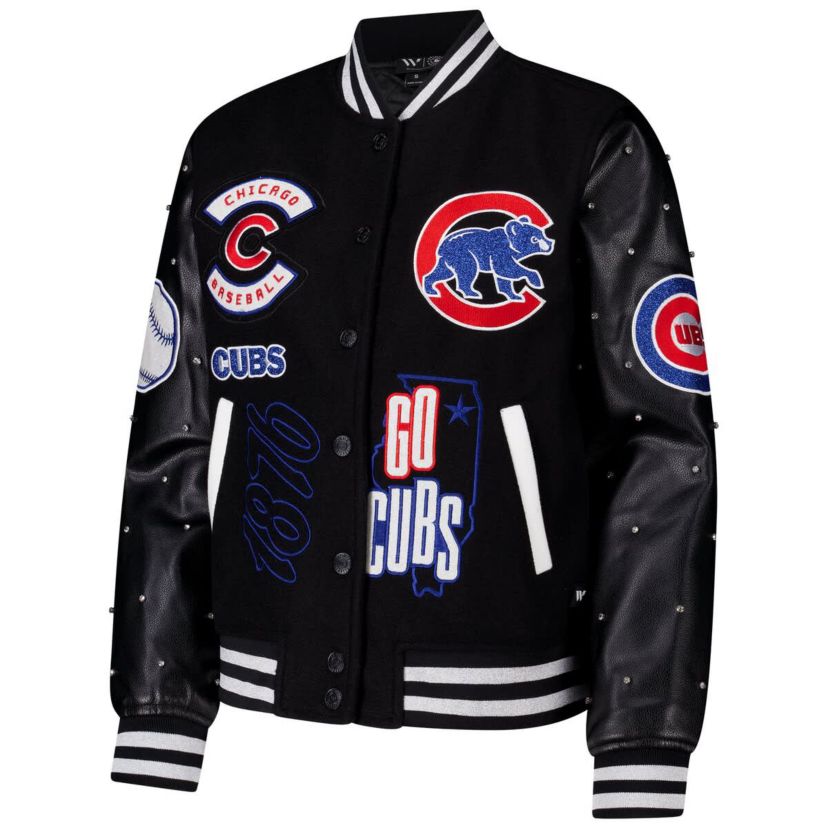MLB Chicago Cubs Full-Snap Varsity Jacket