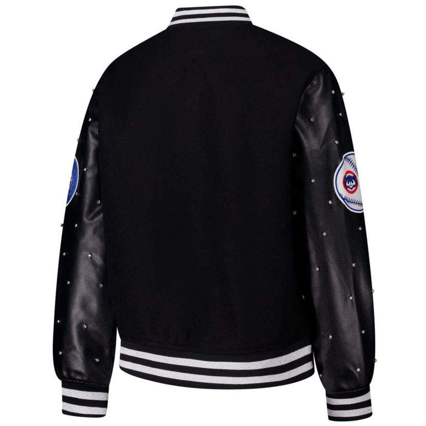 MLB Chicago Cubs Full-Snap Varsity Jacket
