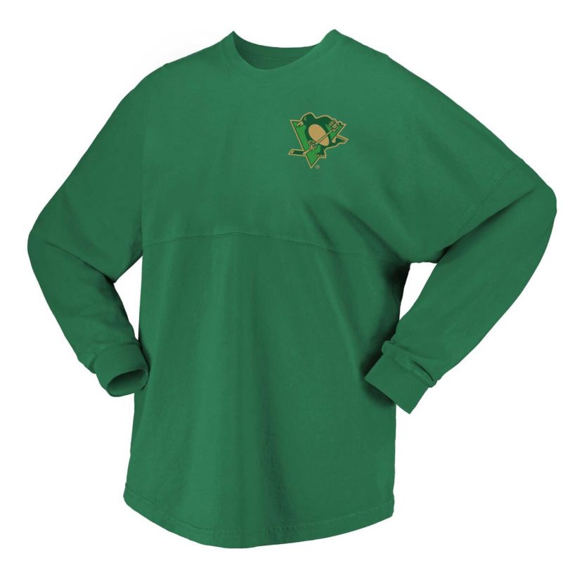NHL Fanatics Kelly Pittsburgh Penguins St. Patricks Day T-Shirt