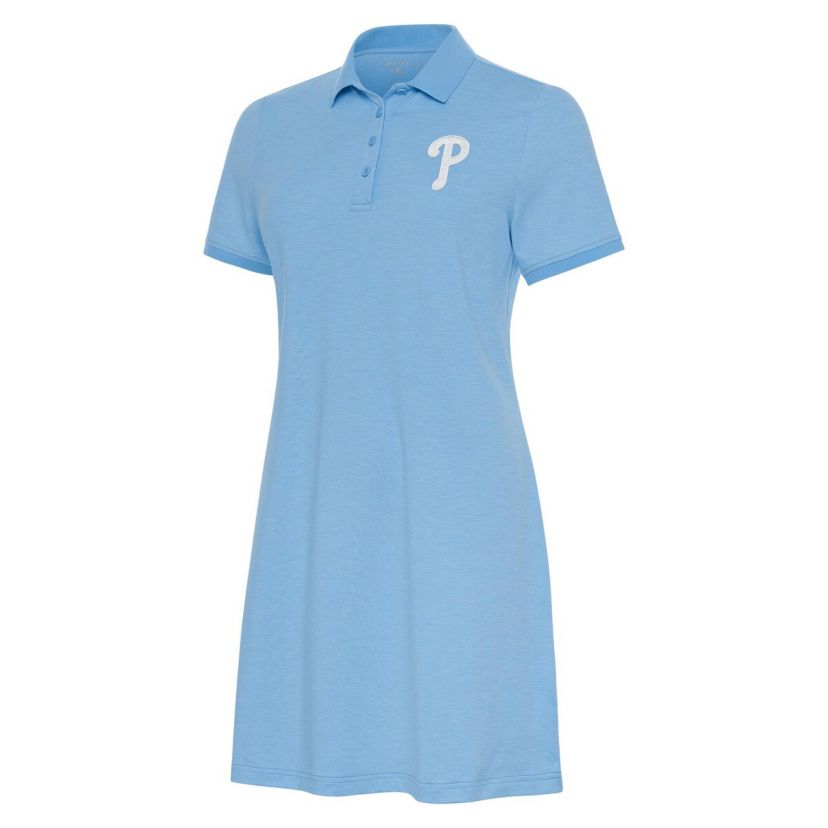 MLB Light Philadelphia Phillies Play Through Polo Dress