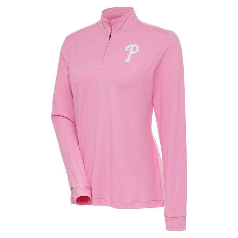 MLB Philadelphia Phillies Mentor Quarter-Zip Pullover Top