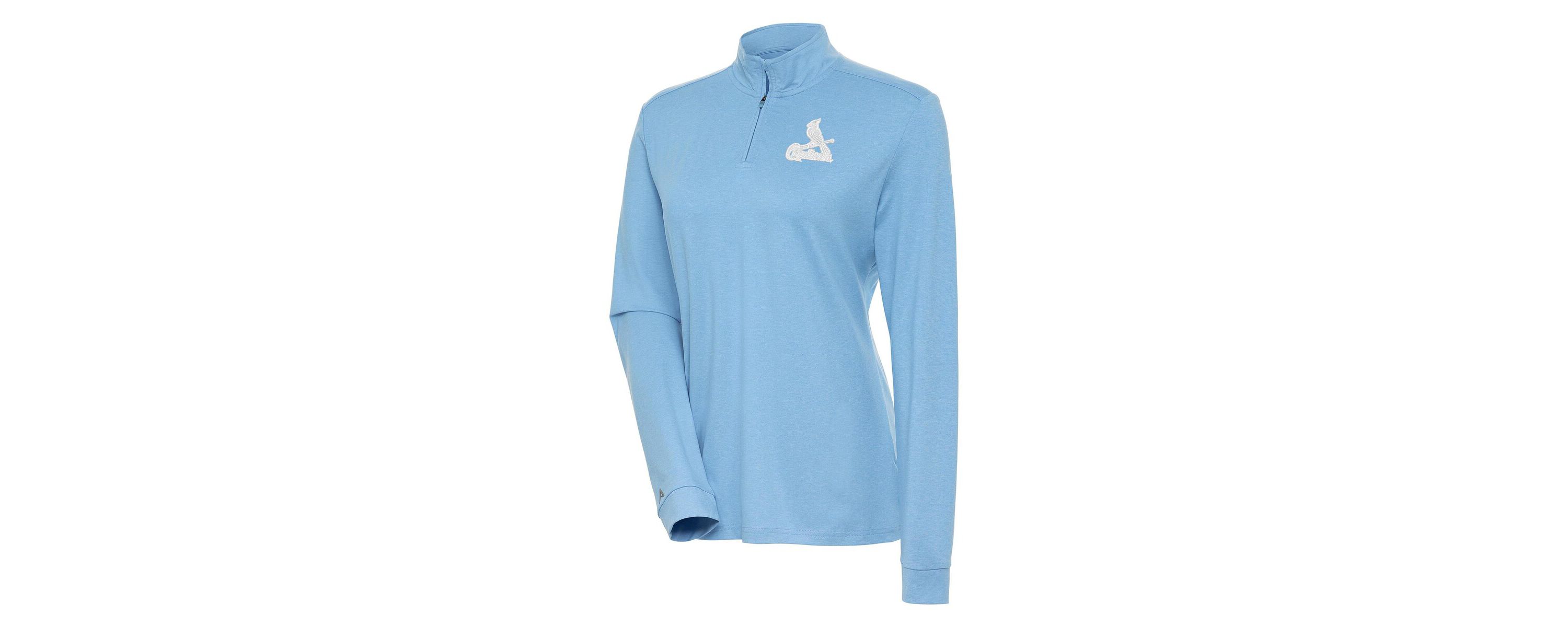 MLB Light St. Louis Cardinals Mentor Quarter-Zip Pullover Top
