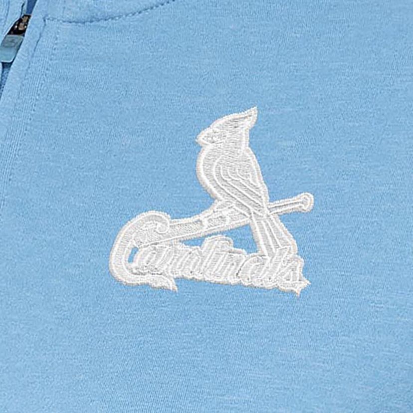 MLB Light St. Louis Cardinals Mentor Quarter-Zip Pullover Top