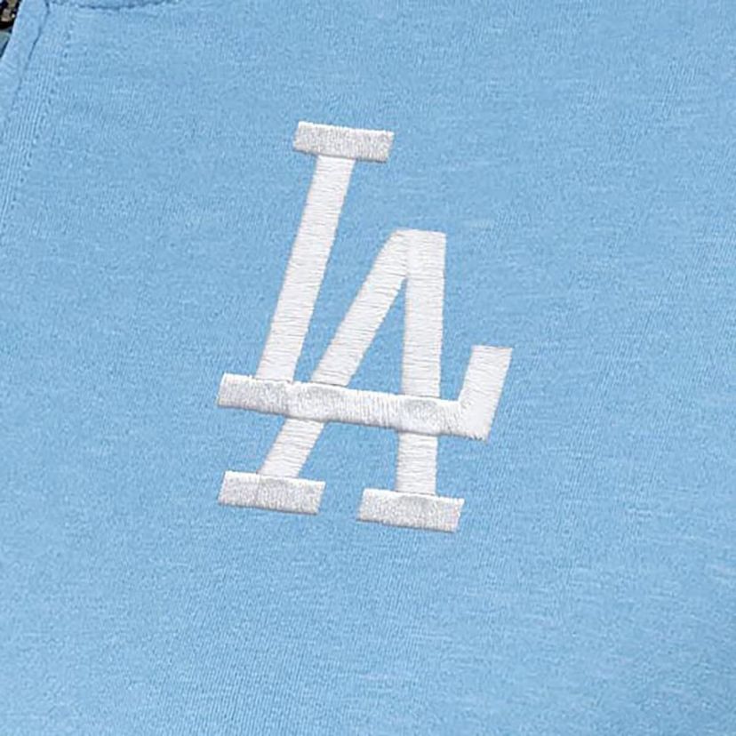 MLB Light Los Angeles Dodgers Mentor Quarter-Zip Pullover Top