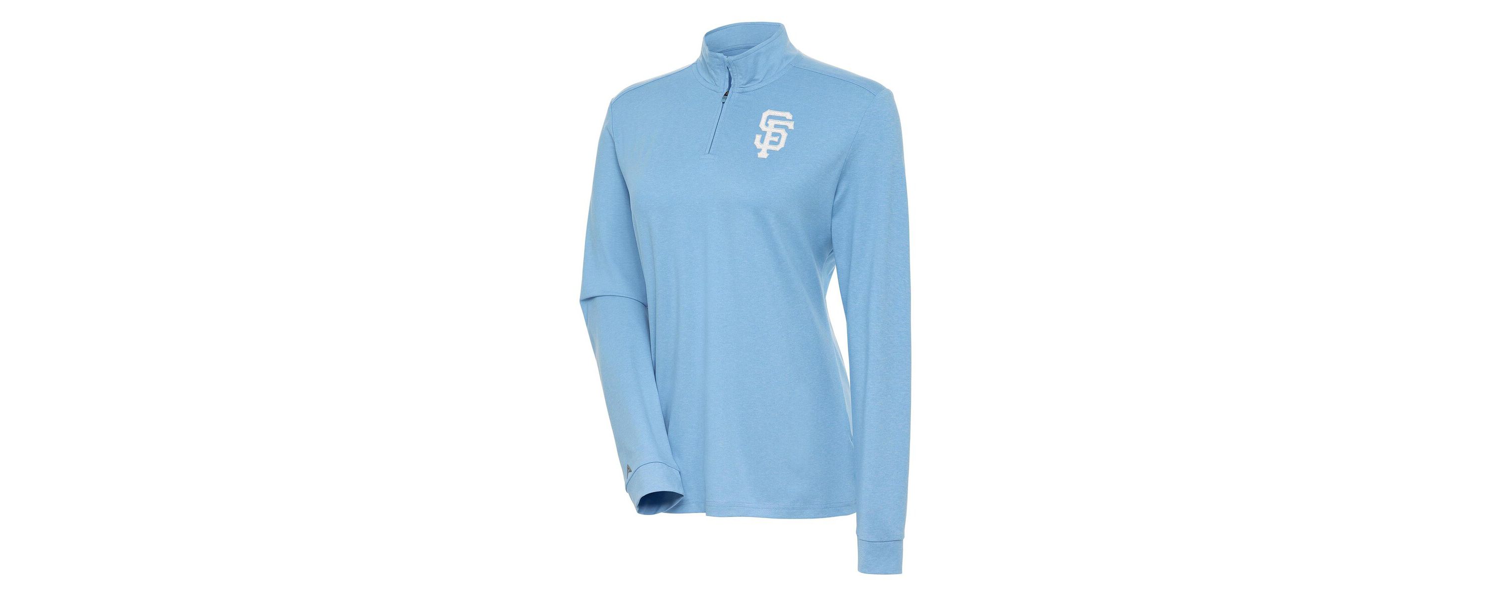 MLB Light San Francisco Giants Mentor Quarter-Zip Pullover Top