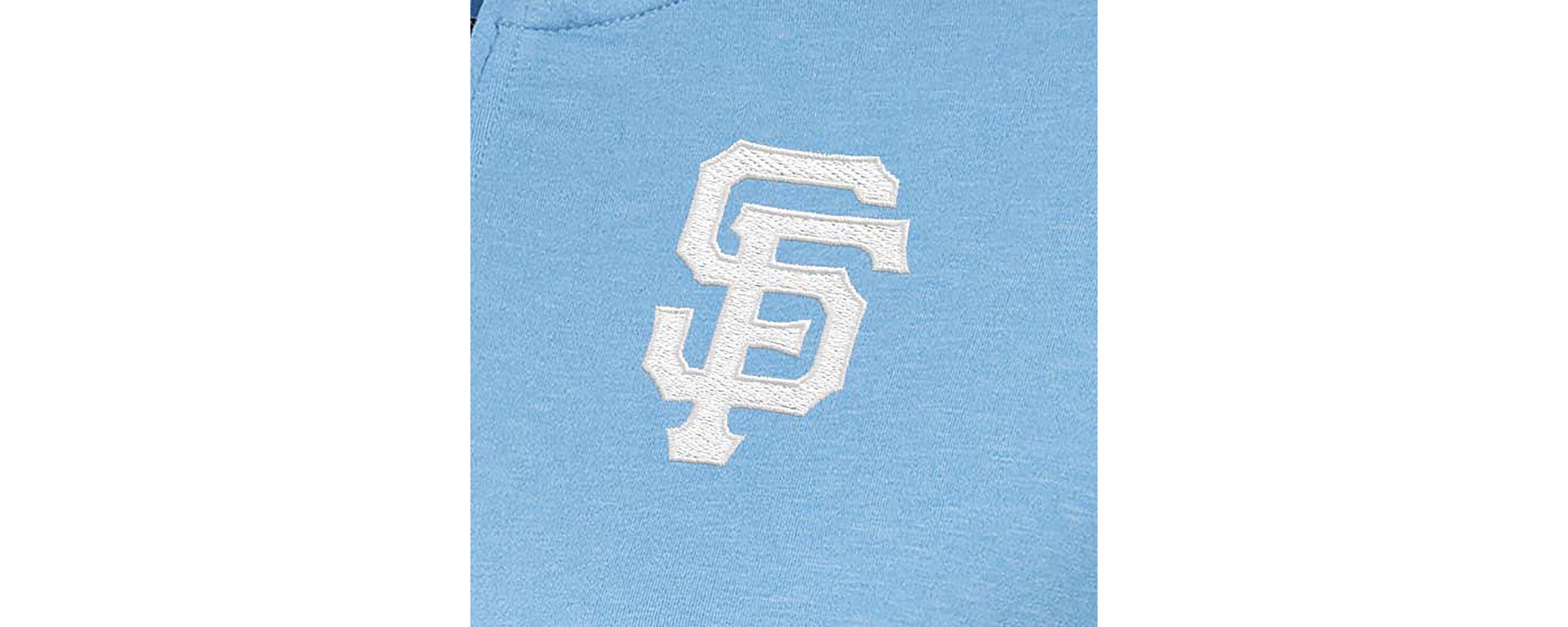 MLB Light San Francisco Giants Mentor Quarter-Zip Pullover Top