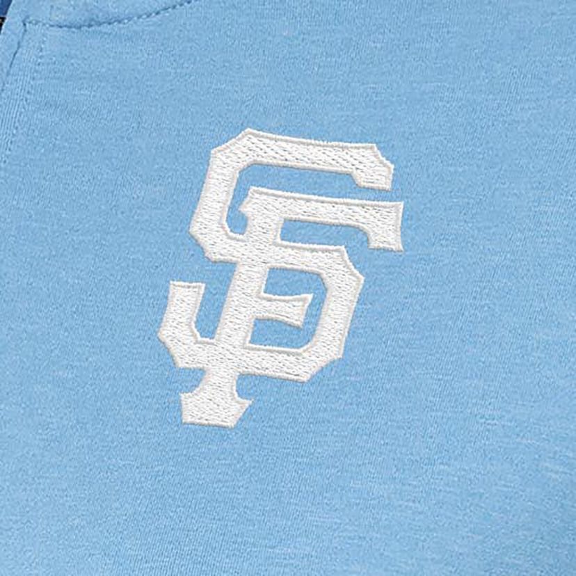 MLB Light San Francisco Giants Mentor Quarter-Zip Pullover Top