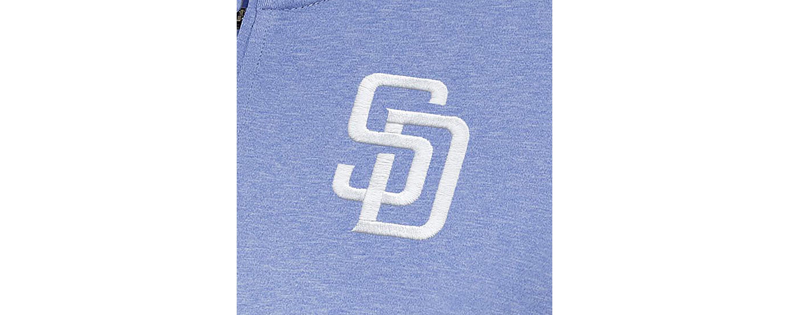 MLB San Diego Padres Mentor Quarter-Zip Pullover Top
