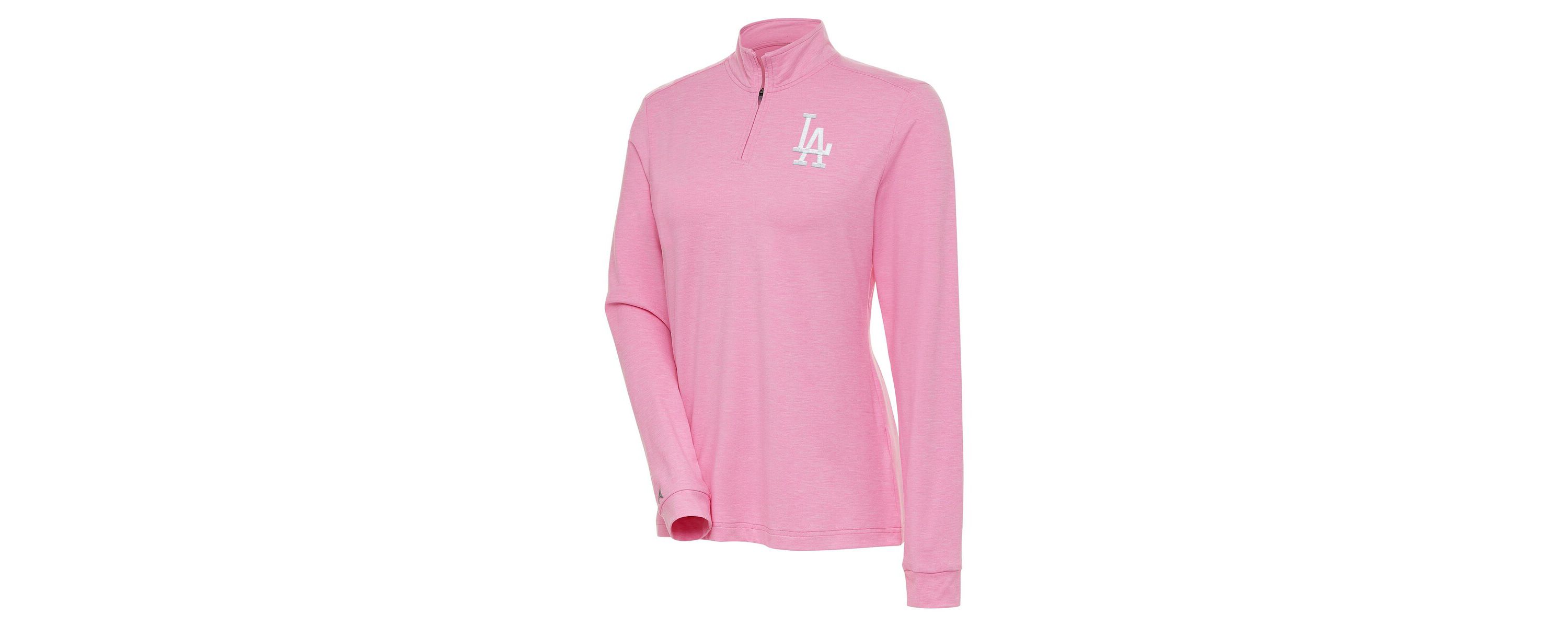 MLB Los Angeles Dodgers Mentor Quarter-Zip Pullover Top
