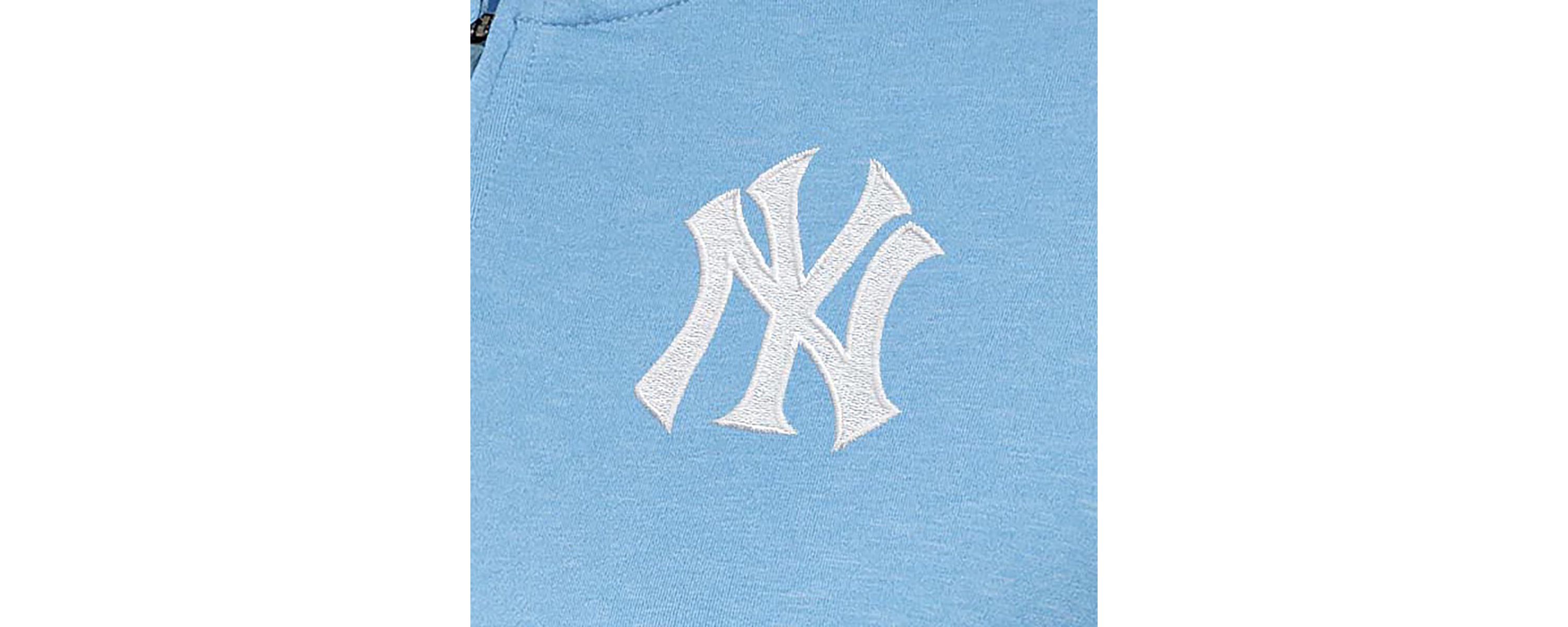 MLB Light New York Yankees Mentor Quarter-Zip Pullover Top
