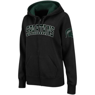 NCAA Michigan State Spartans Arched Name Full-Zip Hoodie