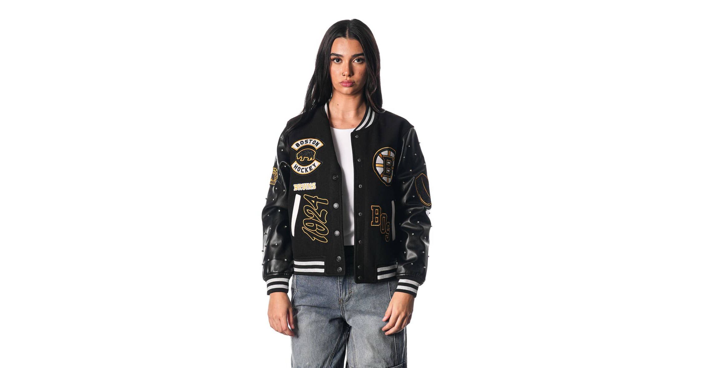 NHL Full-Snap Varsity Jacket