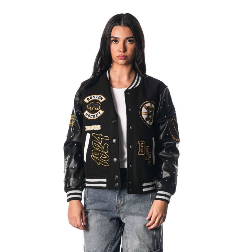 NHL Full-Snap Varsity Jacket