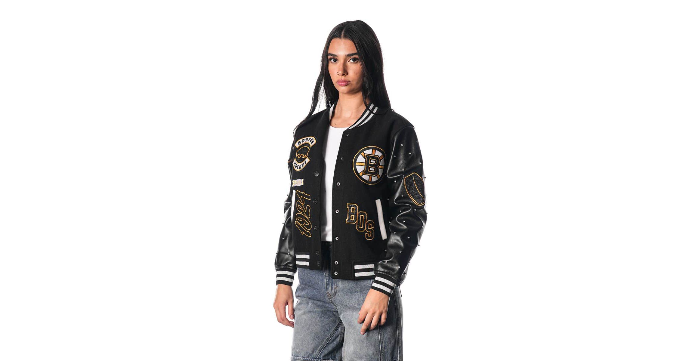 NHL Full-Snap Varsity Jacket