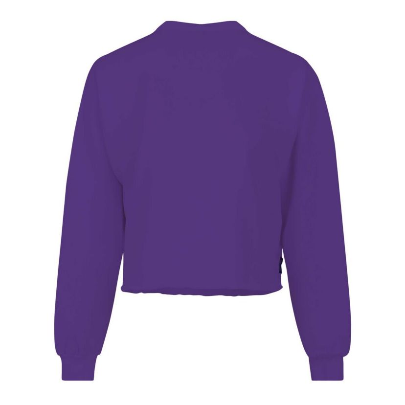 NCAA Clemson Tigers Slouchy Cropped Long Sleeve T-Shirt