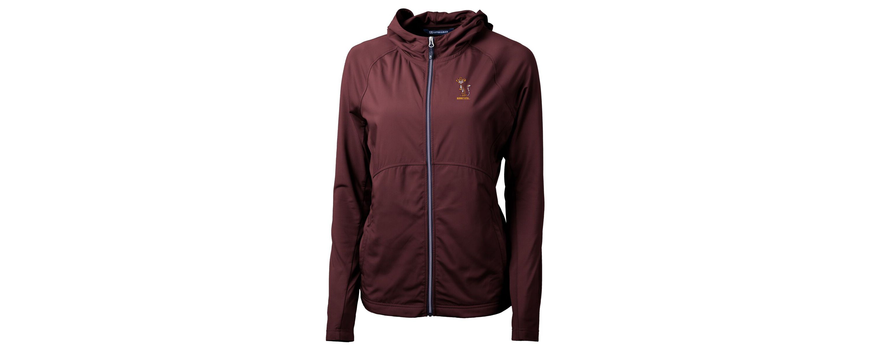 NCAA Minnesota Golden Gophers Vault Adapt Eco Knit Hybrid Recycled Full-Zip Hoodie