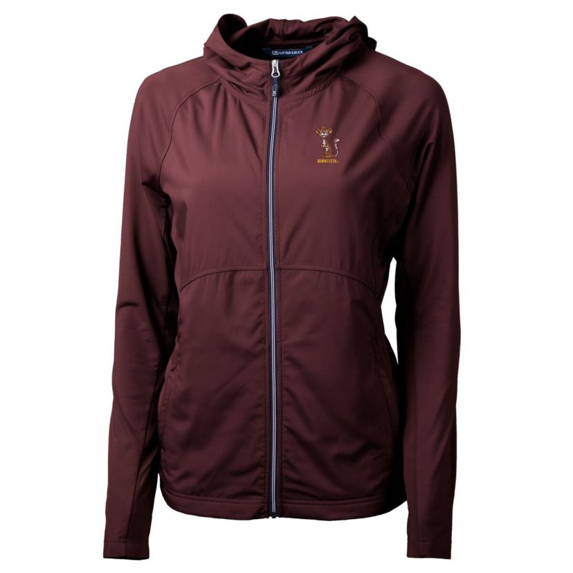 NCAA Minnesota Golden Gophers Vault Adapt Eco Knit Hybrid Recycled Full-Zip Hoodie