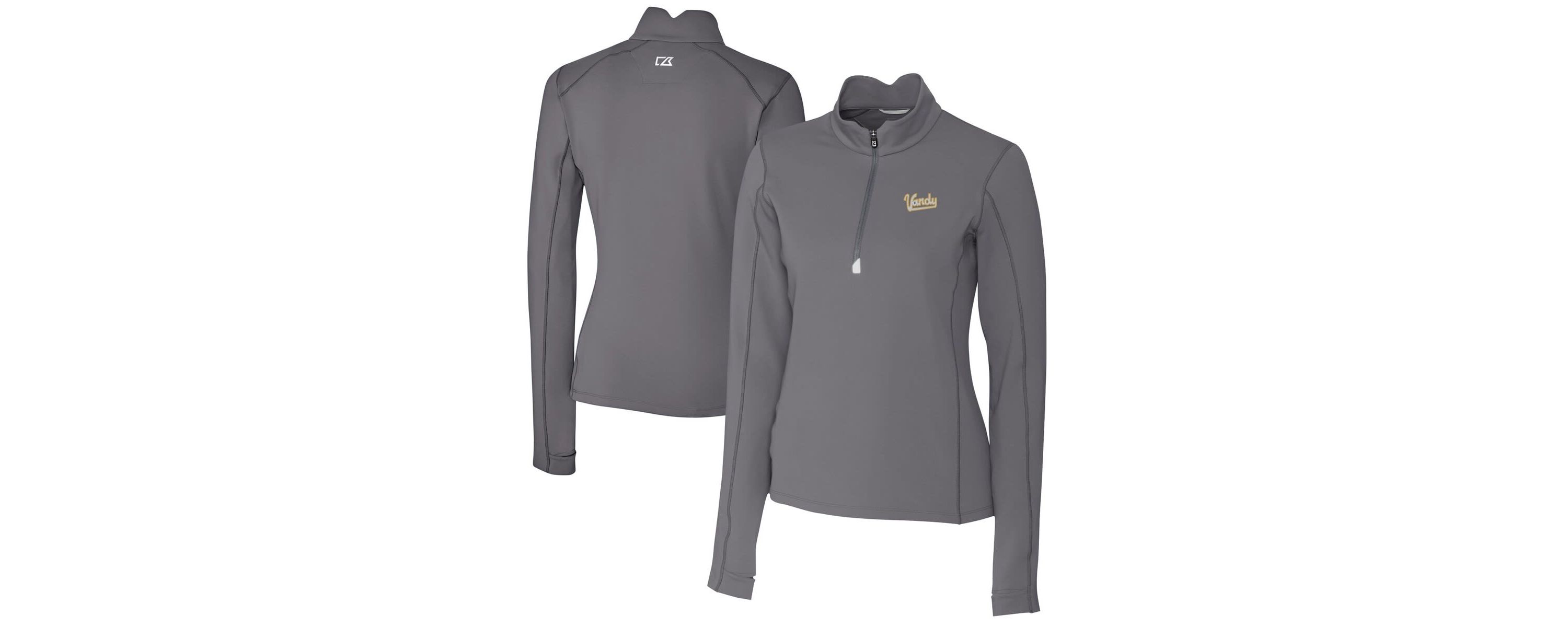 NCAA Vanderbilt Commodores Vault DryTec Traverse Stretch Quarter-Zip Top