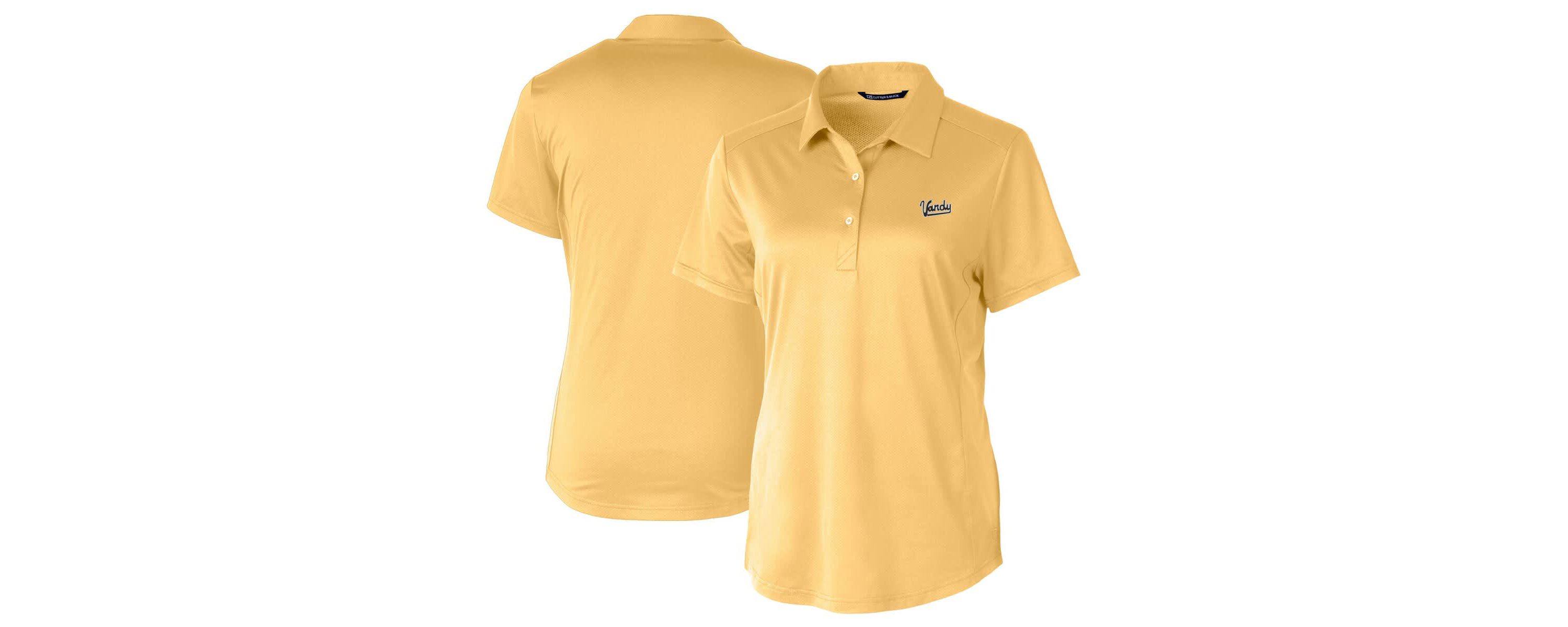 NCAA Vanderbilt Commodores Vault DryTec Prospect Textured Stretch Polo