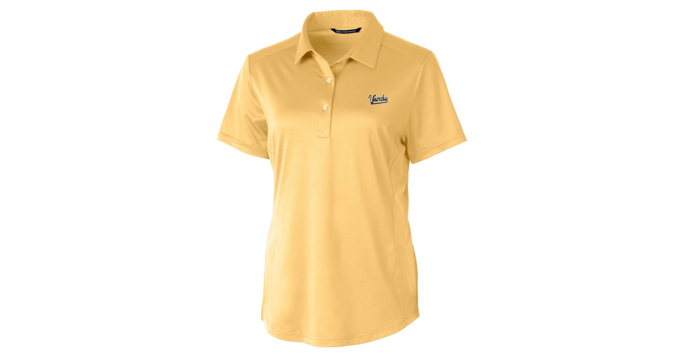 NCAA Vanderbilt Commodores Vault DryTec Prospect Textured Stretch Polo