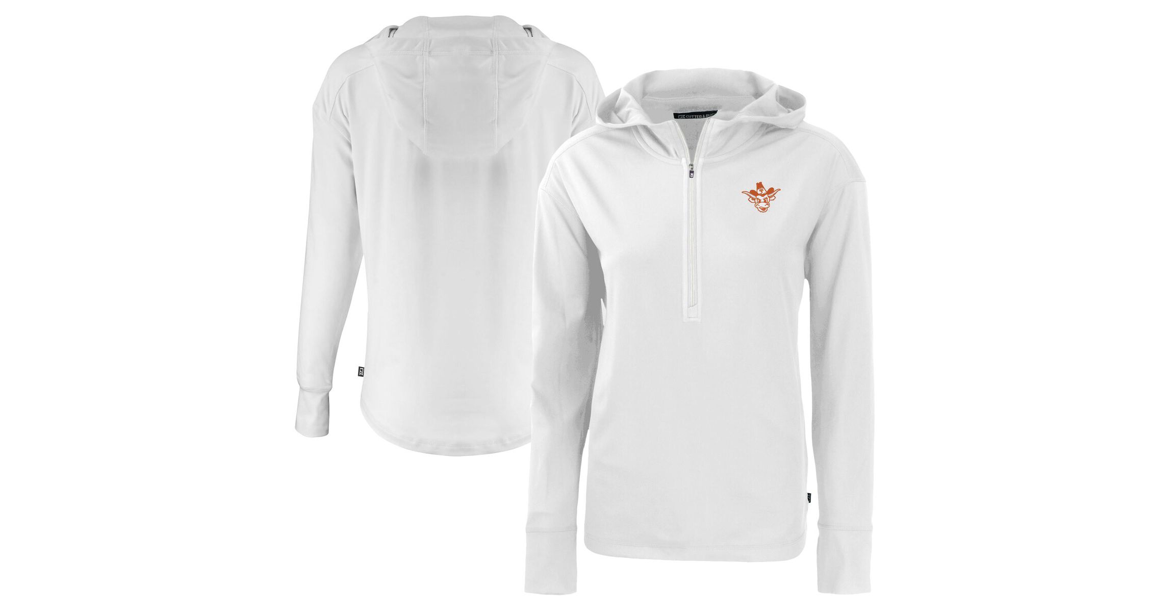 NCAA Texas Longhorns Vault Daybreak Eco Recycled Half-Zip Hoodie