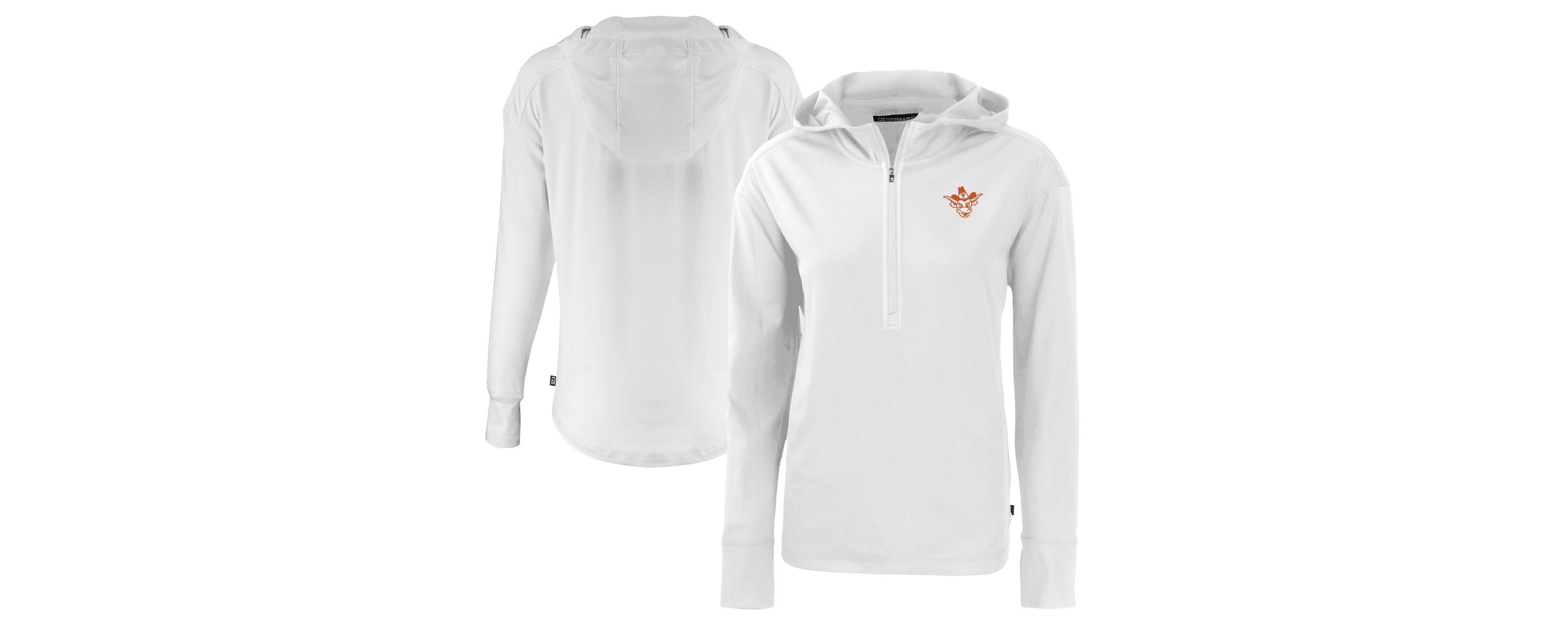 NCAA Texas Longhorns Vault Daybreak Eco Recycled Half-Zip Hoodie