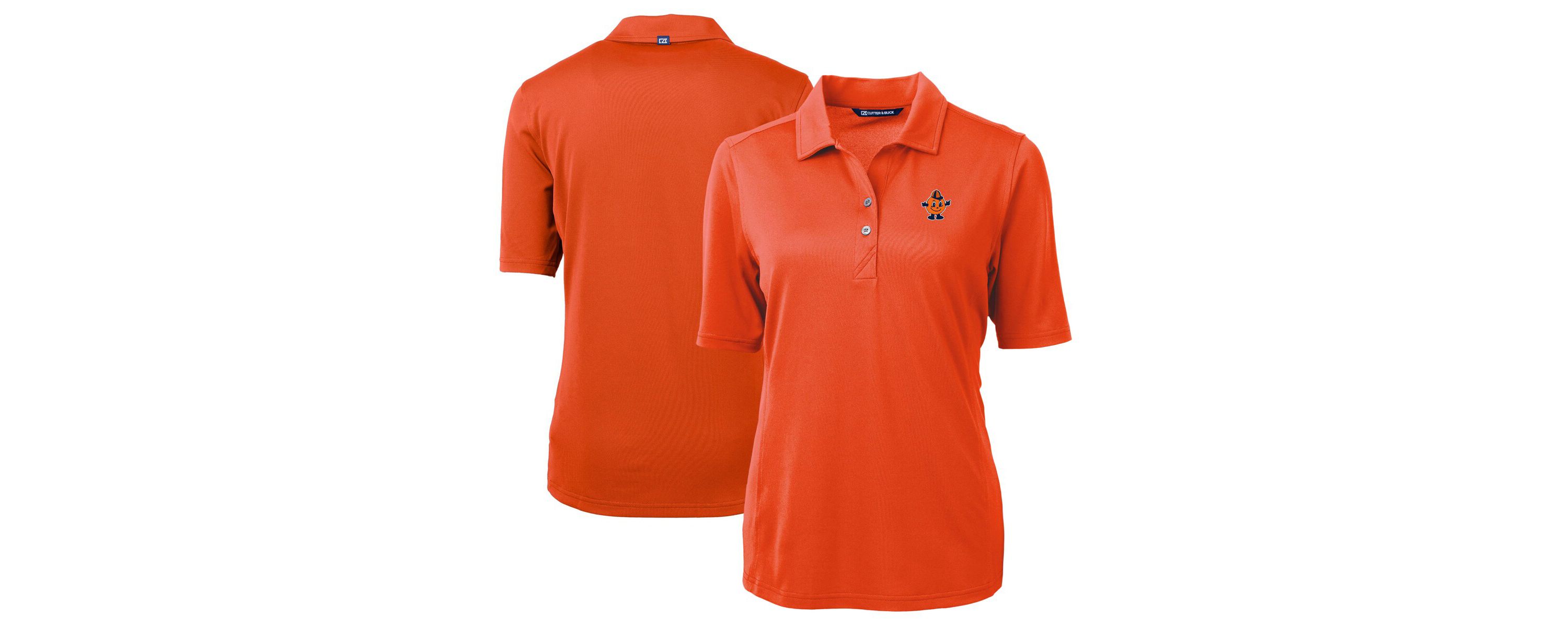 Syracuse Orange NCAA Syracuse Vault DryTec Virtue Eco Pique Recycled Polo