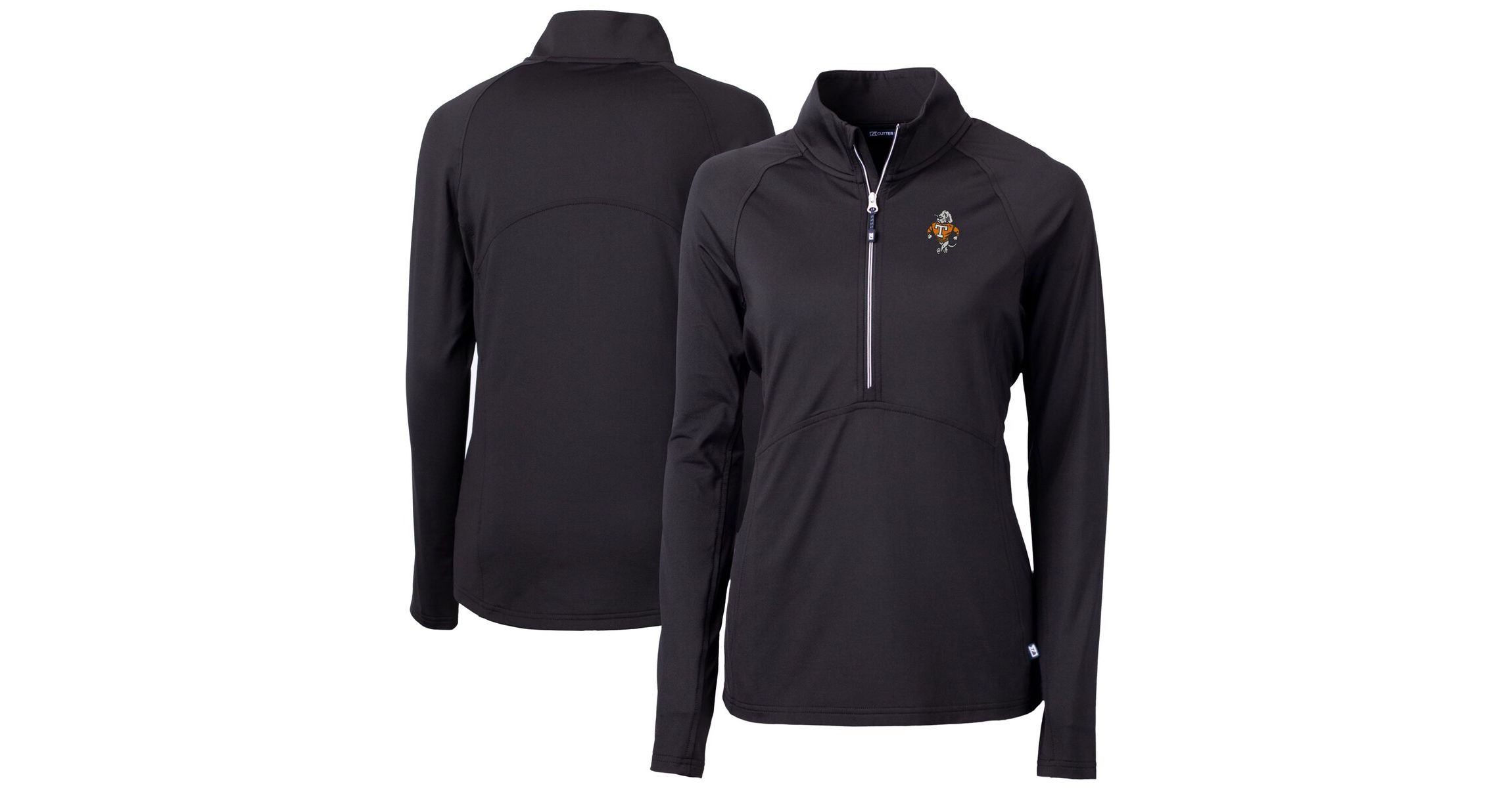 NCAA Tennessee Volunteers Vault DryTec Adapt Eco Knit Stretch Recycled Raglan Half-Zip Top