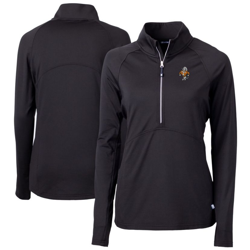 NCAA Tennessee Volunteers Vault DryTec Adapt Eco Knit Stretch Recycled Raglan Half-Zip Top