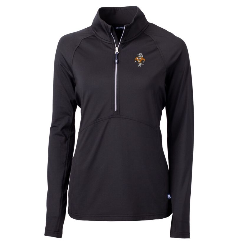 NCAA Tennessee Volunteers Vault DryTec Adapt Eco Knit Stretch Recycled Raglan Half-Zip Top