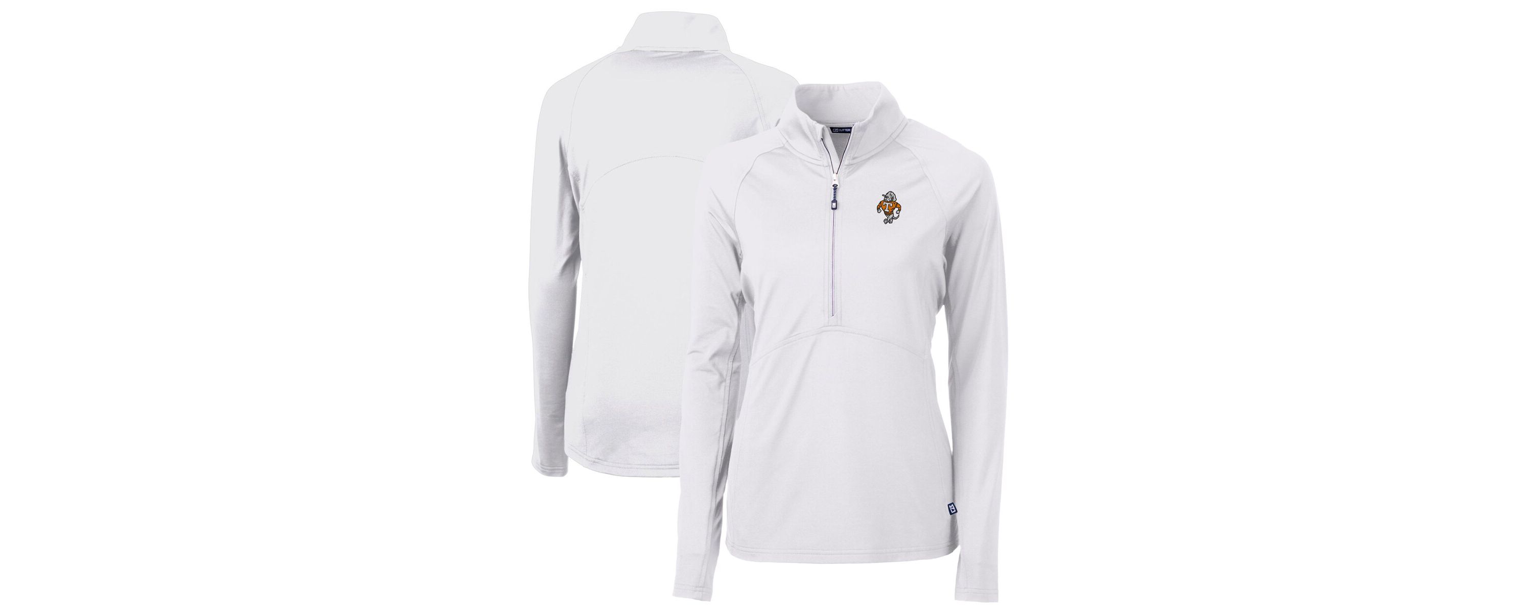 NCAA Tennessee Volunteers Vault DryTec Adapt Eco Knit Stretch Recycled Raglan Half-Zip Top