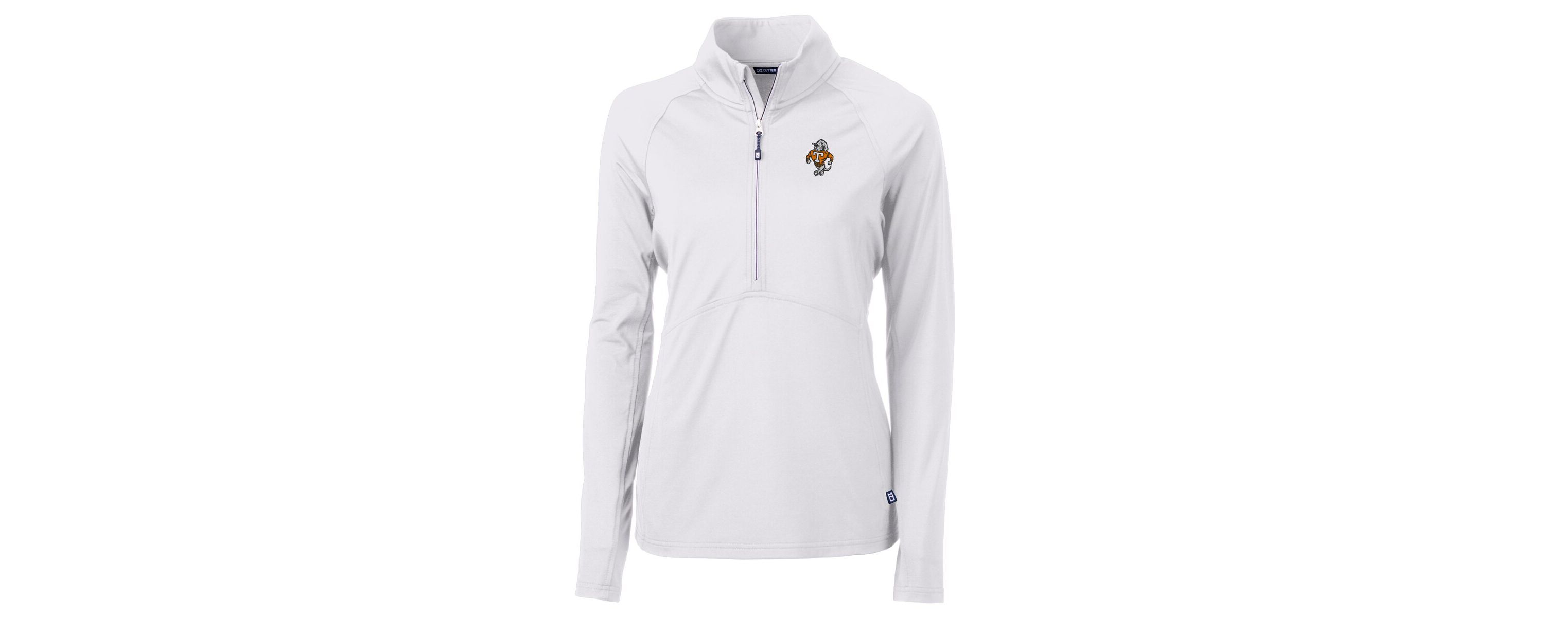 NCAA Tennessee Volunteers Vault DryTec Adapt Eco Knit Stretch Recycled Raglan Half-Zip Top