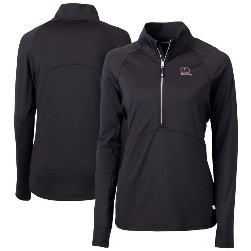 NCAA South Carolina Gamecocks Vault DryTec Adapt Eco Knit Stretch Recycled Raglan Half-Zip Top