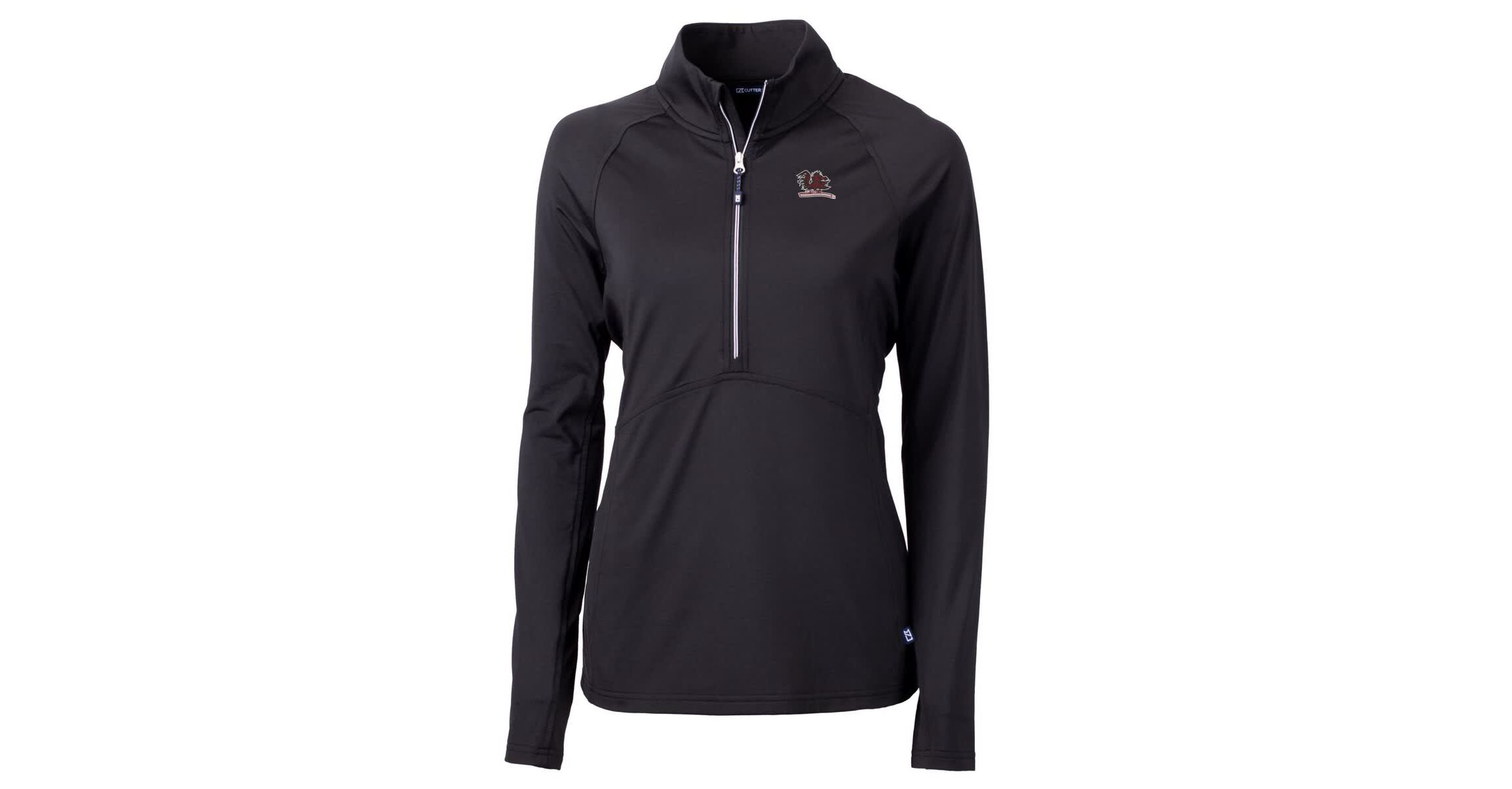 NCAA South Carolina Gamecocks Vault DryTec Adapt Eco Knit Stretch Recycled Raglan Half-Zip Top
